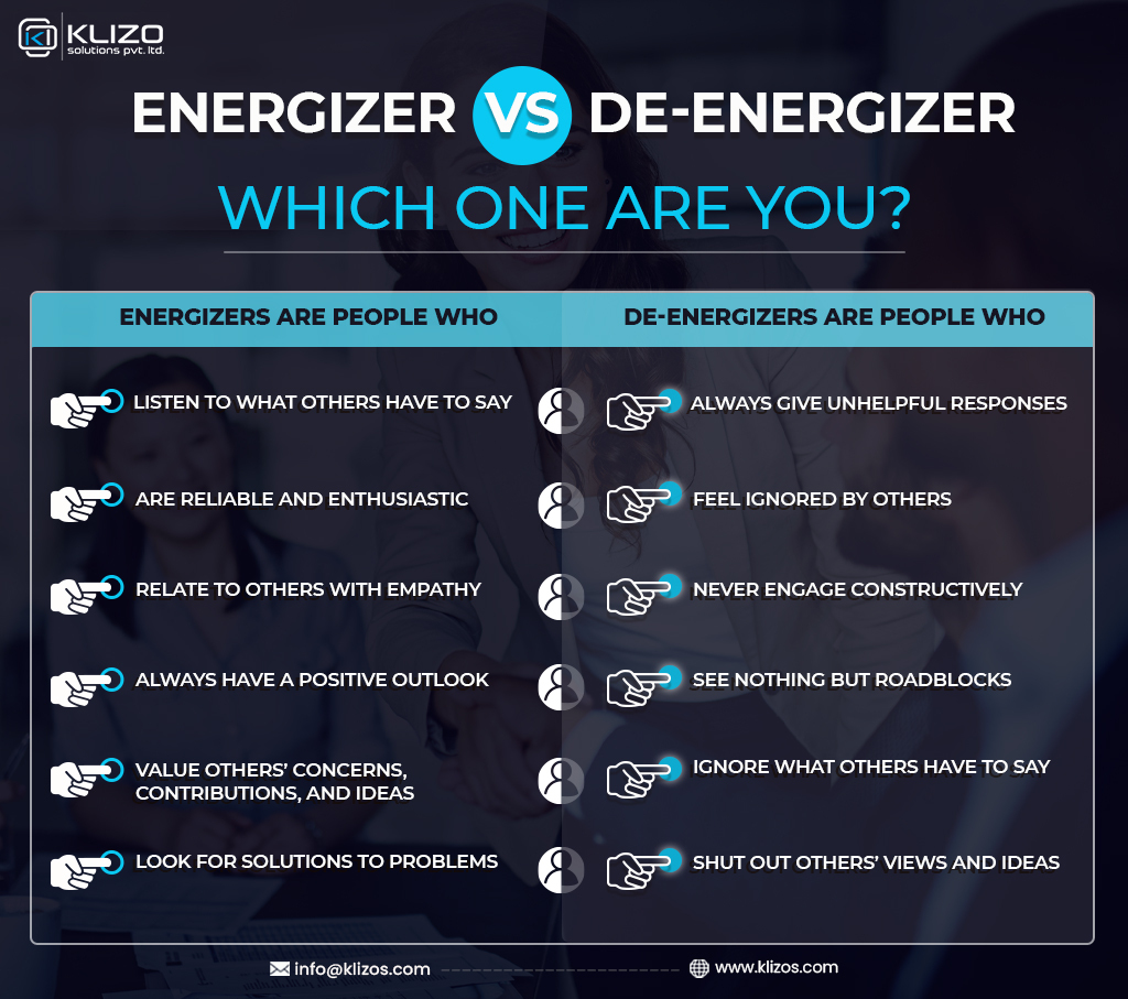 how to create positive energy at work