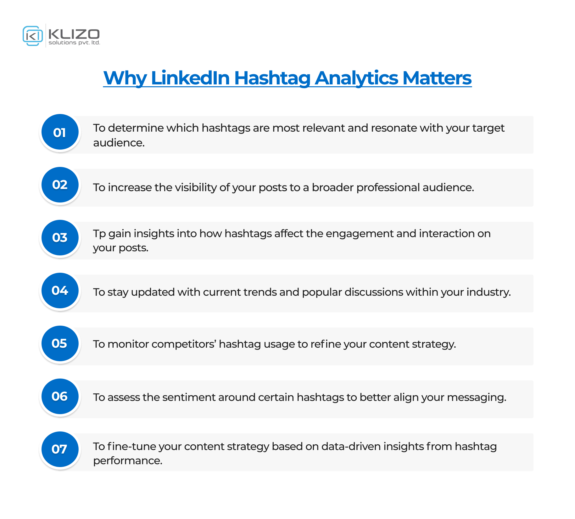 LinkedIn hashtag analytics