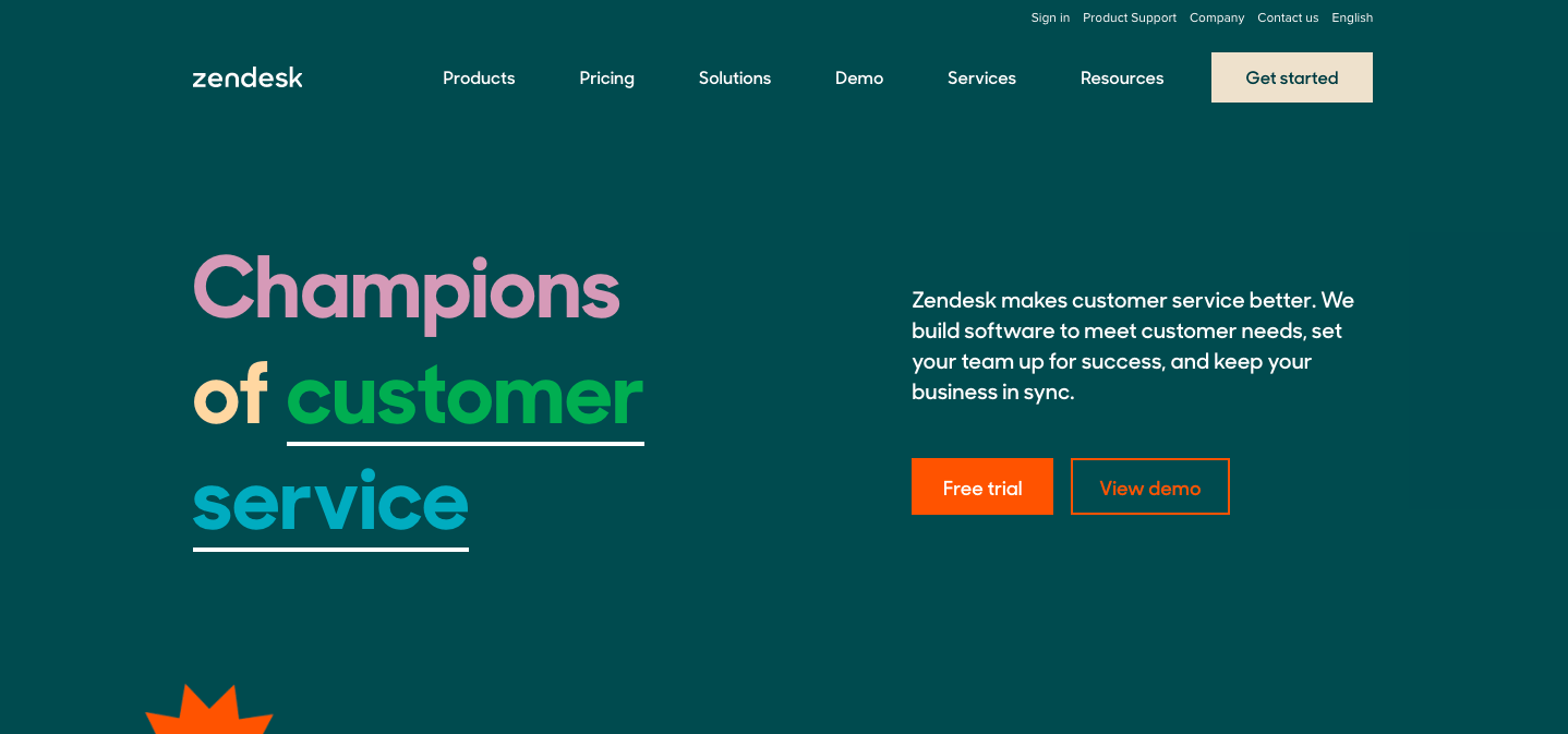 Tips to design better CTA button - Zendesk example