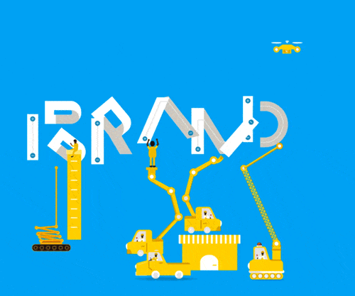 how to create business branding GIF
