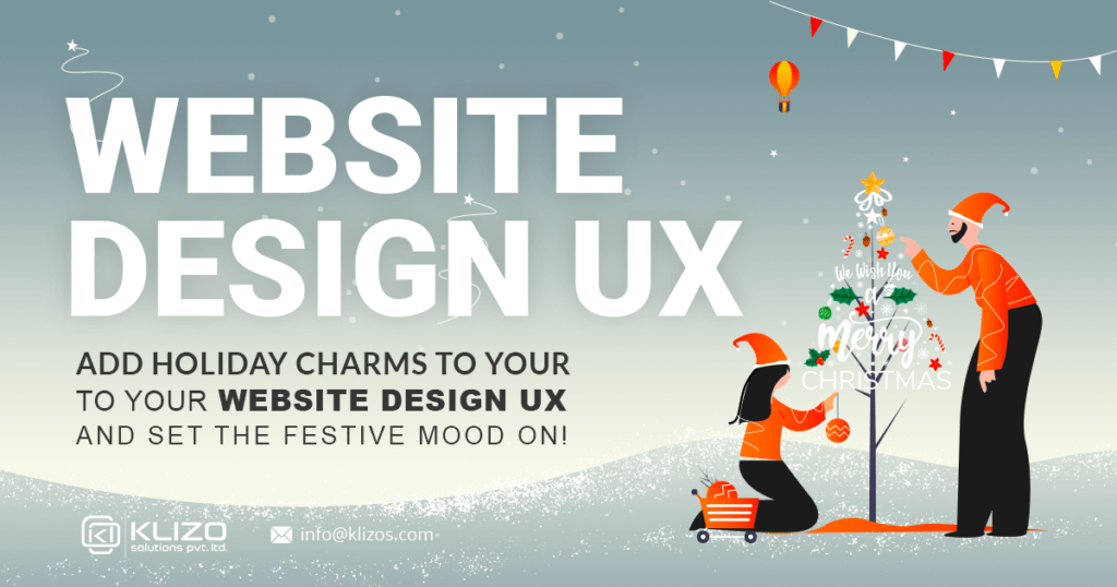 holiday web design ux banner image